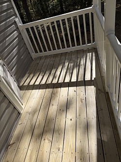Porch Stained and sealed before.